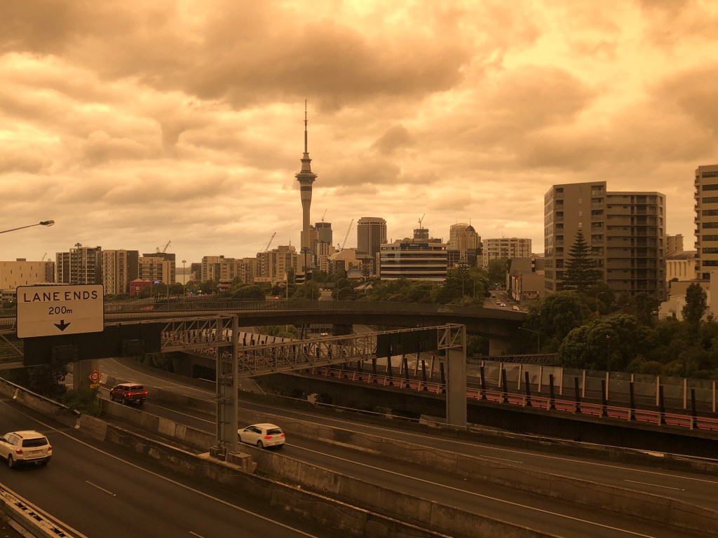 Auckland’s eerie sky
